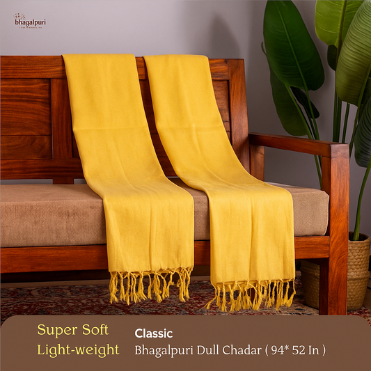 Travel & Lightweight - Classic Bhagalpuri Dull Chadar Pack of Two | DULL 09 09