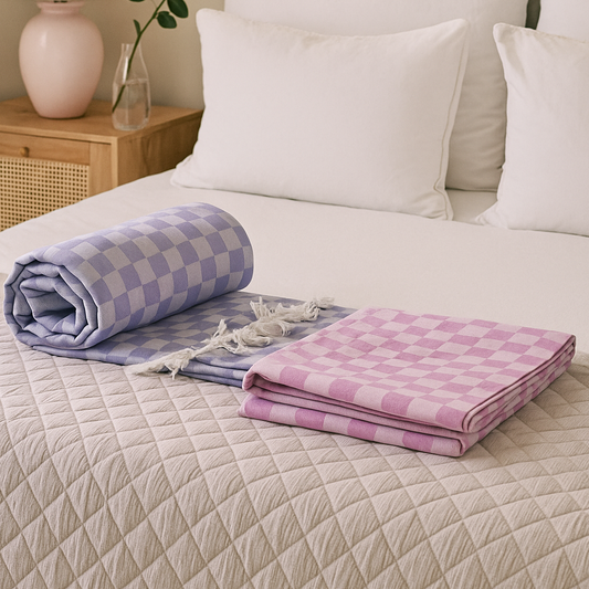 Summer & AC Blanket - Classic Bhagalpuri Dull Chadar Pack of Two | DULL 31 36