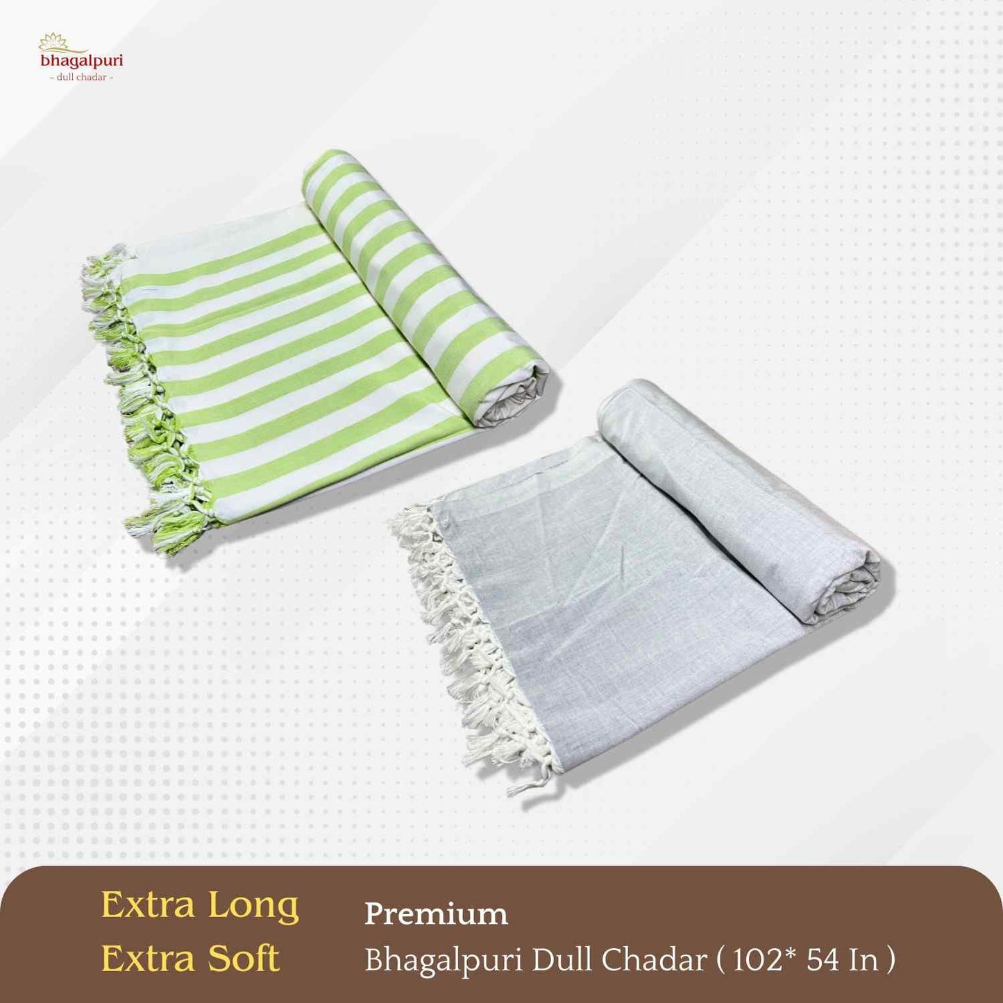 Summer Blanket - Premium Bhagalpuri Dull Chadar Pack of Two | DULL 63 64
