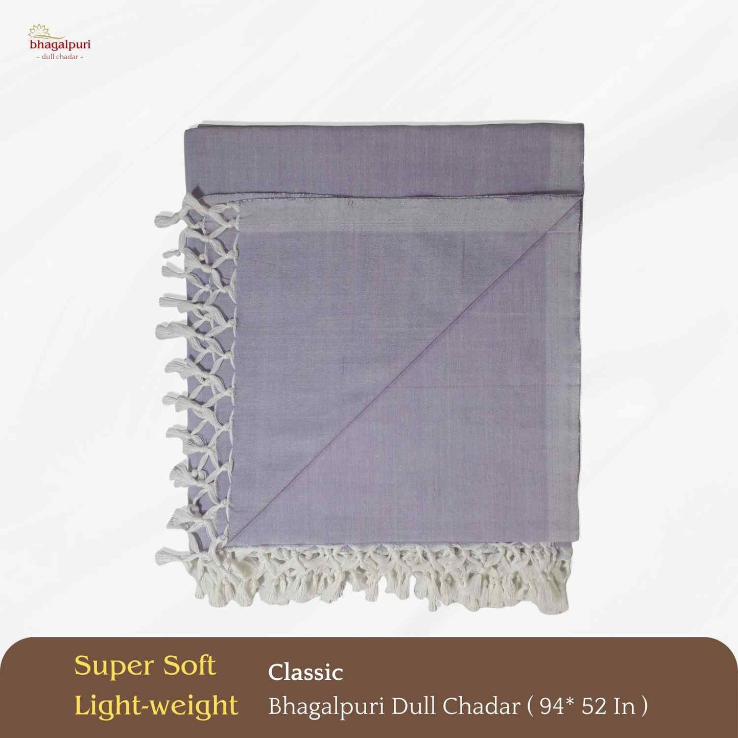 Travel & Lightweight - Classic Bhagalpuri Dull Chadar Pack of Two | DULL 08