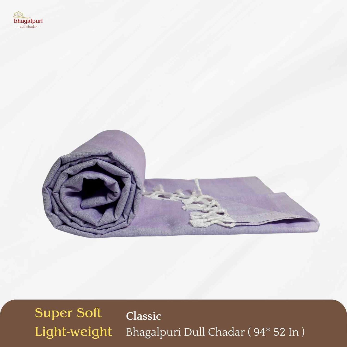 Travel & Lightweight - Classic Bhagalpuri Dull Chadar Pack of Two | DULL 08