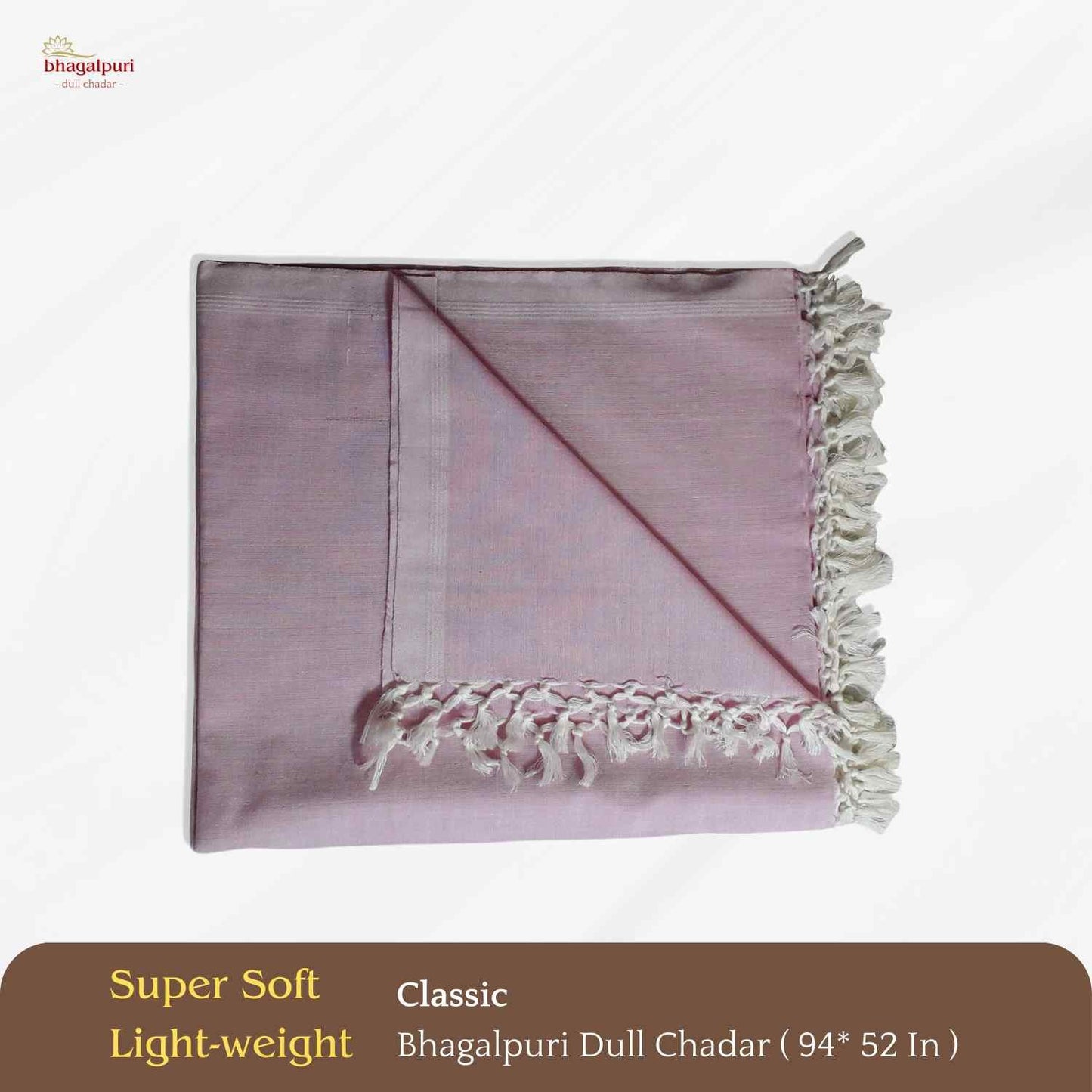 Travel & Lightweight - Classic Bhagalpuri Dull Chadar Pack of Two | DULL 11