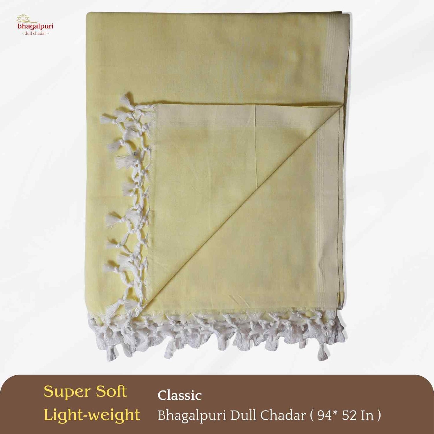 Travel & Lightweight - Classic Bhagalpuri Dull Chadar Pack of Two | DULL 12