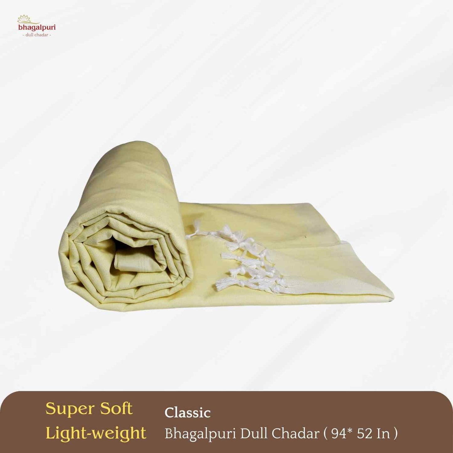 Travel & Lightweight - Classic Bhagalpuri Dull Chadar Pack of Two | DULL 12