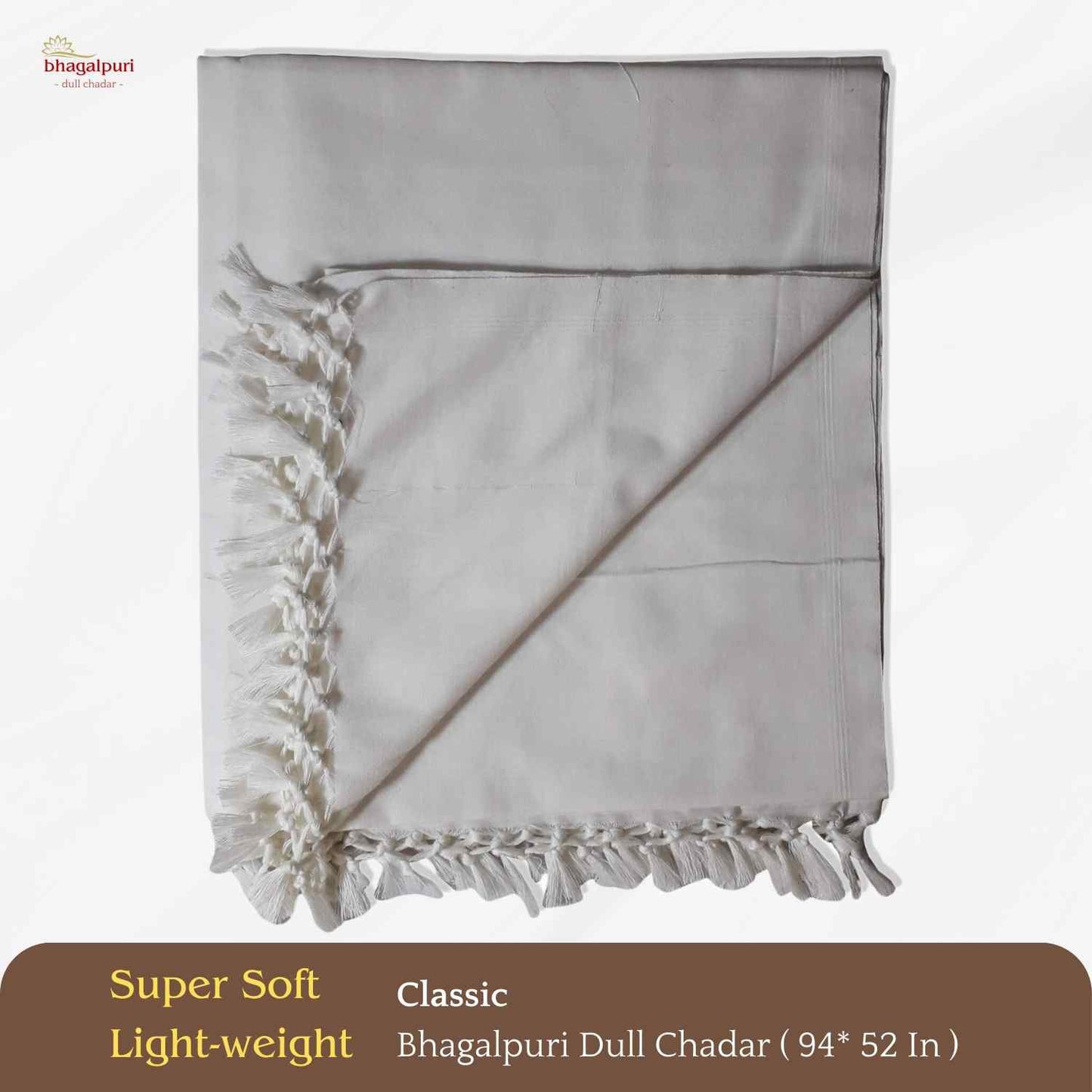 Travel & Lightweight - Classic Bhagalpuri Dull Chadar Pack of Two | DULL 13