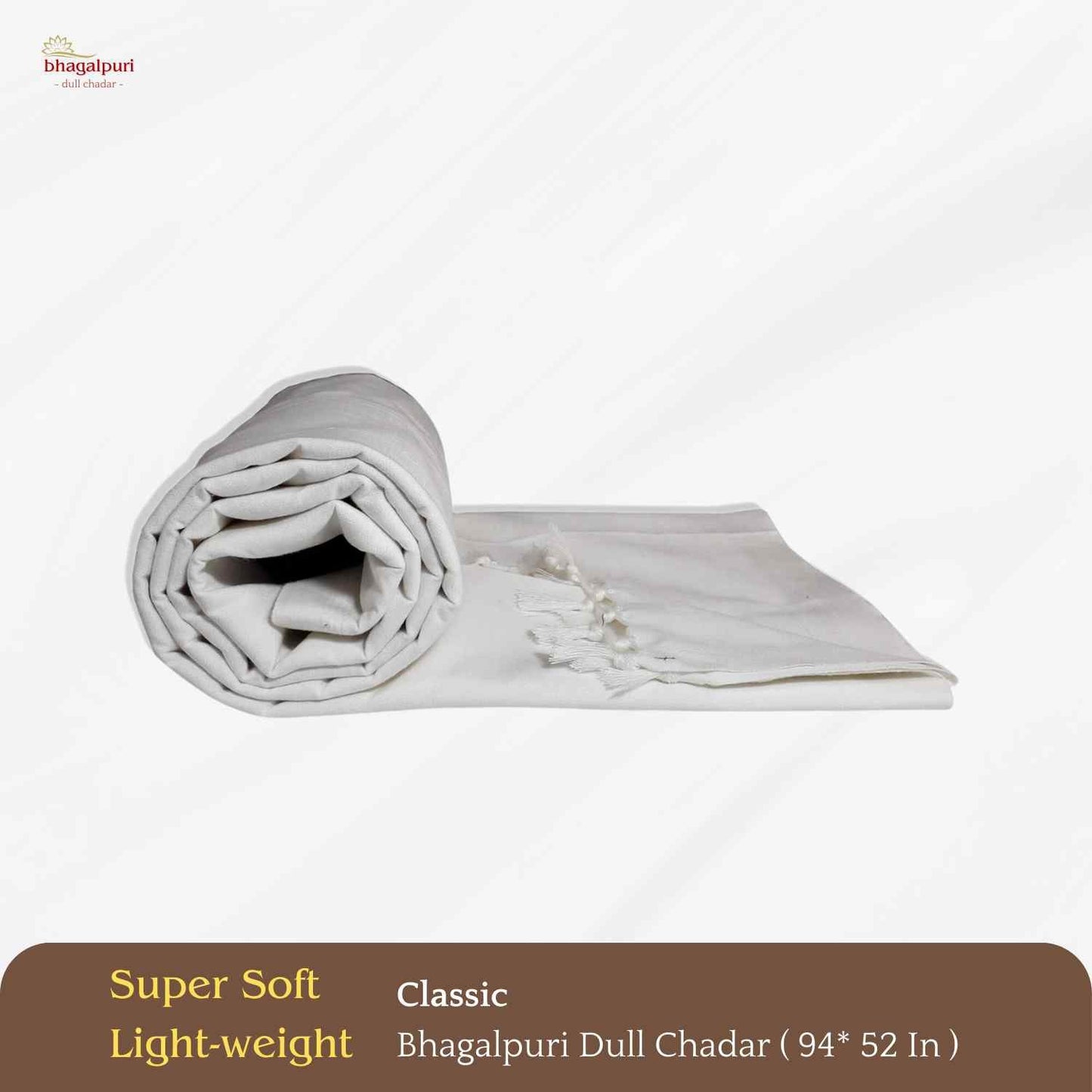 Travel & Lightweight - Classic Bhagalpuri Dull Chadar Pack of Two | DULL 13