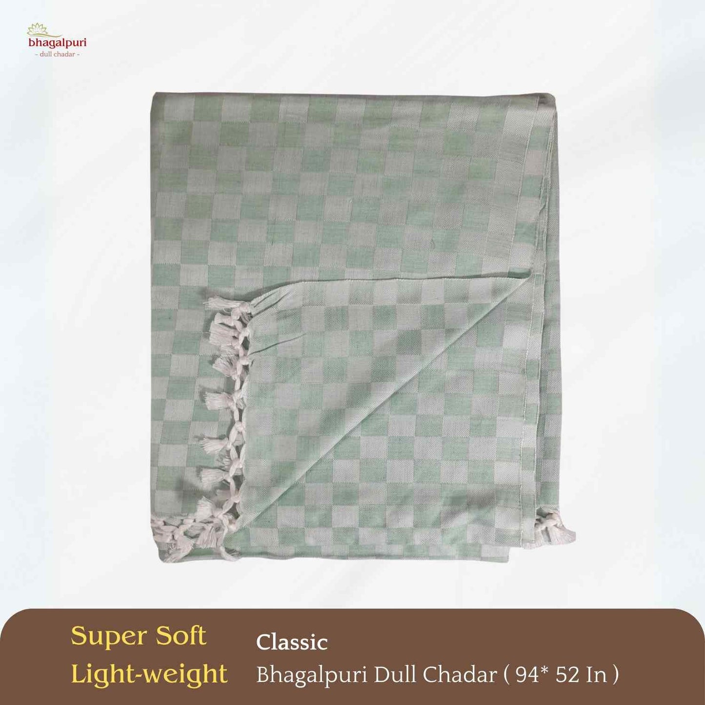 Summer & AC Blanket - Classic Bhagalpuri Dull Chadar Pack of Two | DULL 32