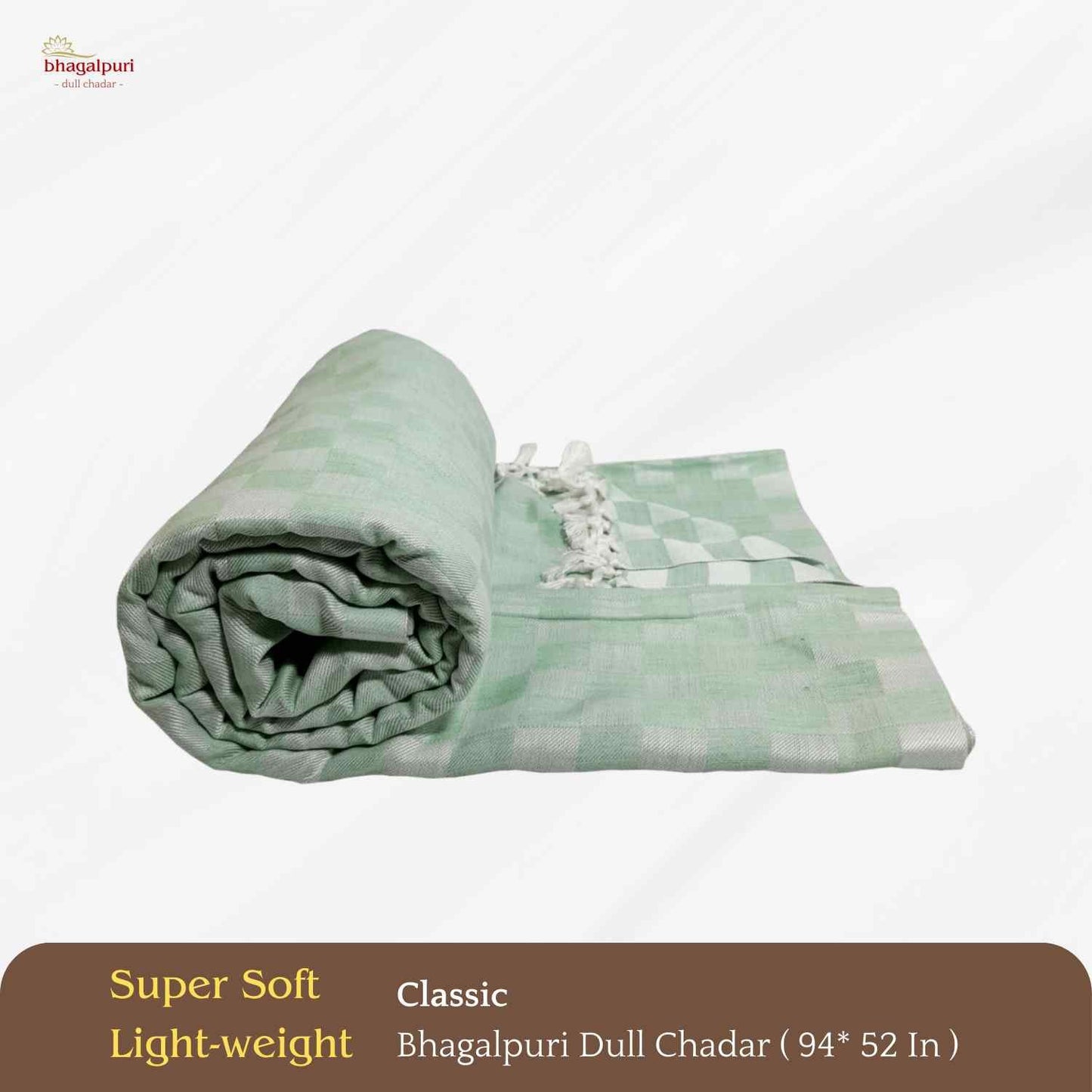 Summer & AC Blanket - Classic Bhagalpuri Dull Chadar Pack of Two | DULL 32