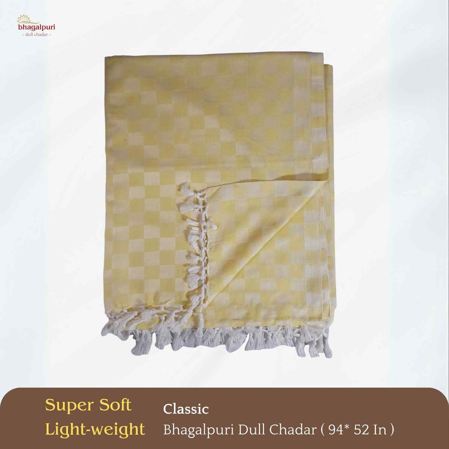 Summer & AC Blanket - Classic Bhagalpuri Dull Chadar Pack of Two | DULL 35