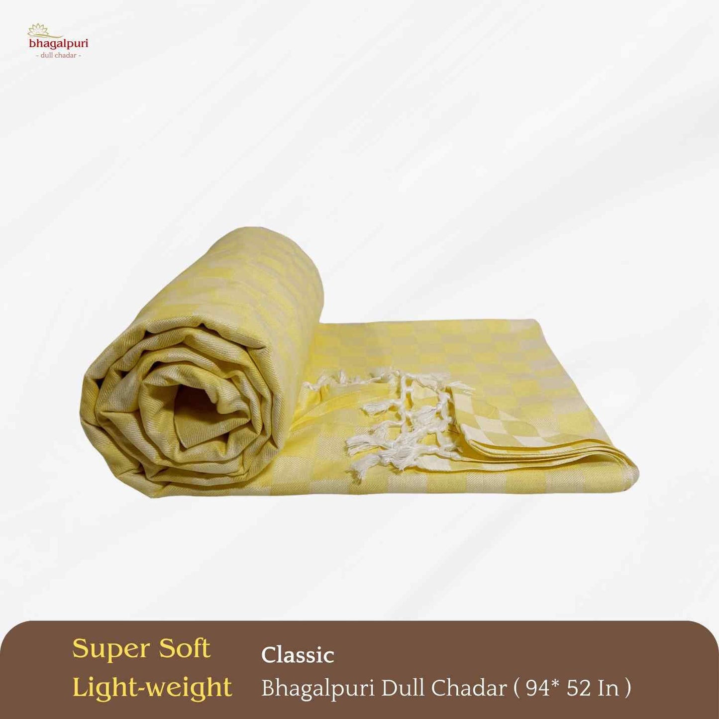 Summer & AC Blanket - Classic Bhagalpuri Dull Chadar Pack of Two | DULL 35
