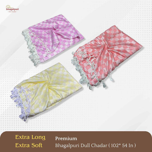 Super Soft & Gentle - Premium Bhagalpuri Dull Chadar Pack of Three | DULL 55 56 57