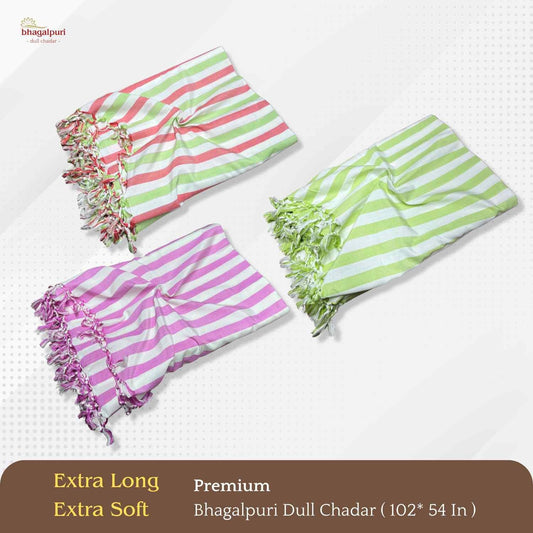 Summer Blanket - Premium Bhagalpuri Dull Chadar Pack of Three | DULL 61 62 63
