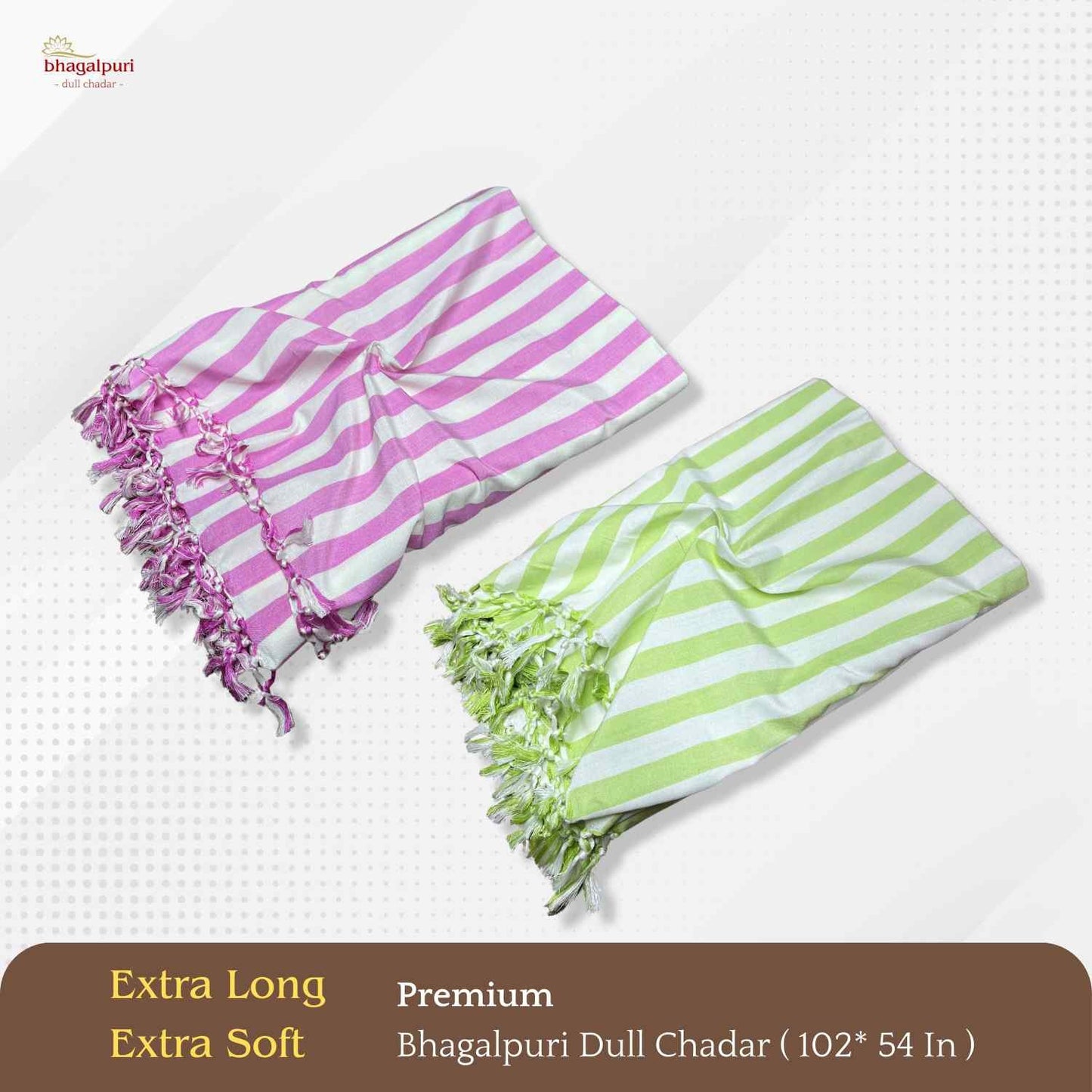 Summer Blanket - Premium Bhagalpuri Dull Chadar Pack of Two | DULL 62 63