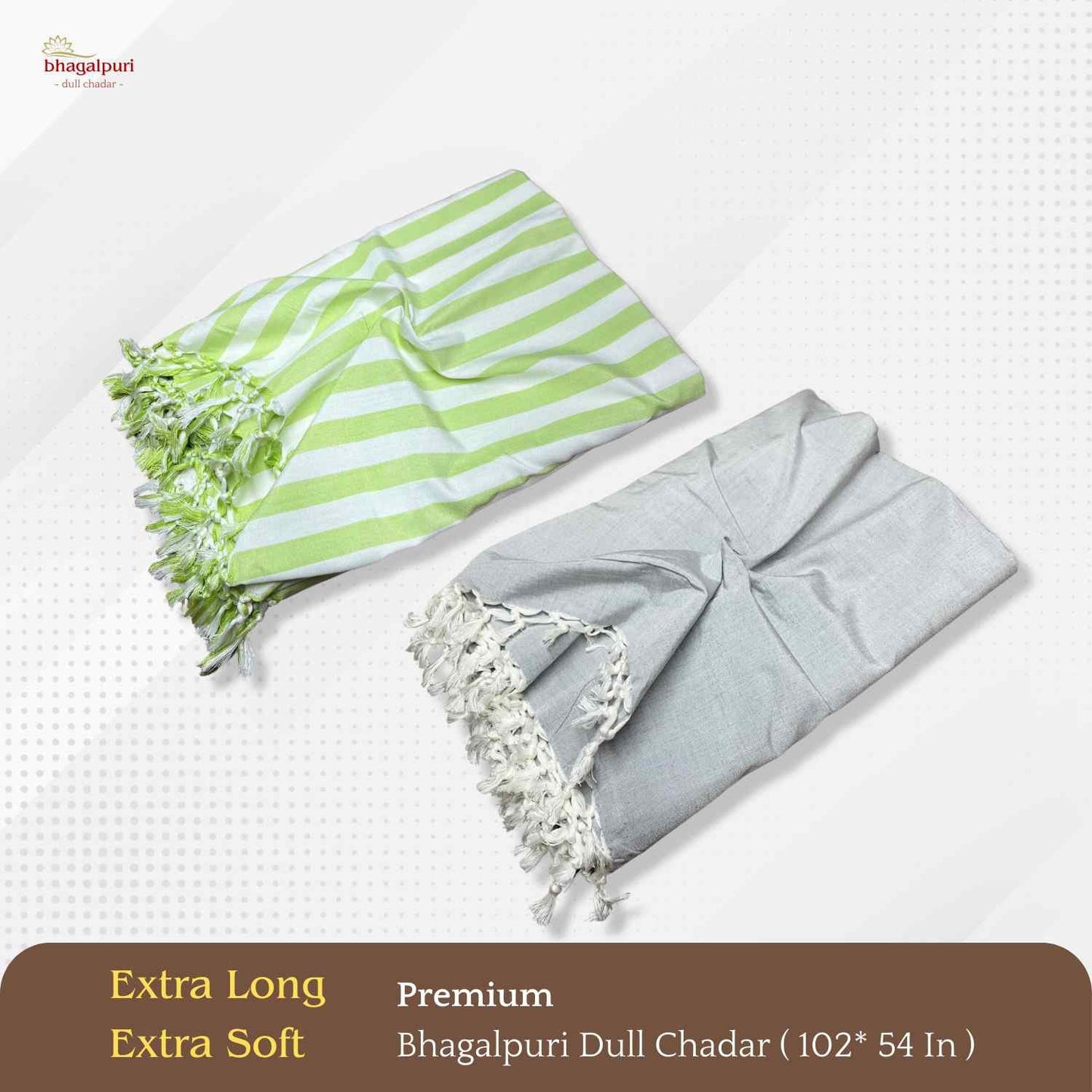 Summer Blanket - Premium Bhagalpuri Dull Chadar Pack of Two | DULL 63 64