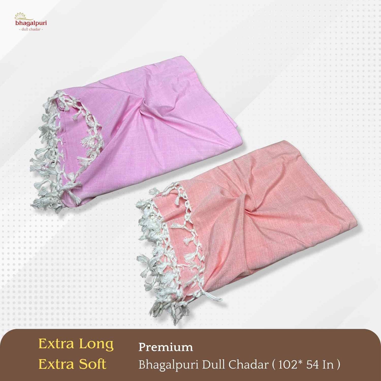 Summer Blanket - Premium Bhagalpuri Dull Chadar Pack of Two | DULL 66 67