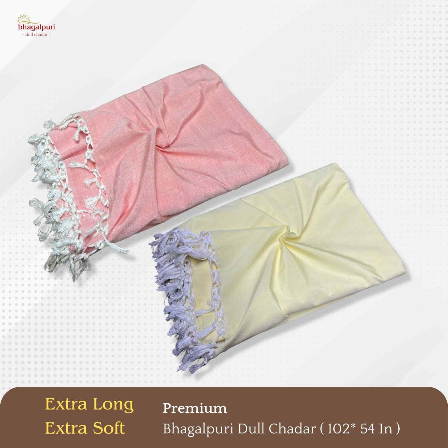 Summer Blanket - Premium Bhagalpuri Dull Chadar Pack of Two | DULL 67 68