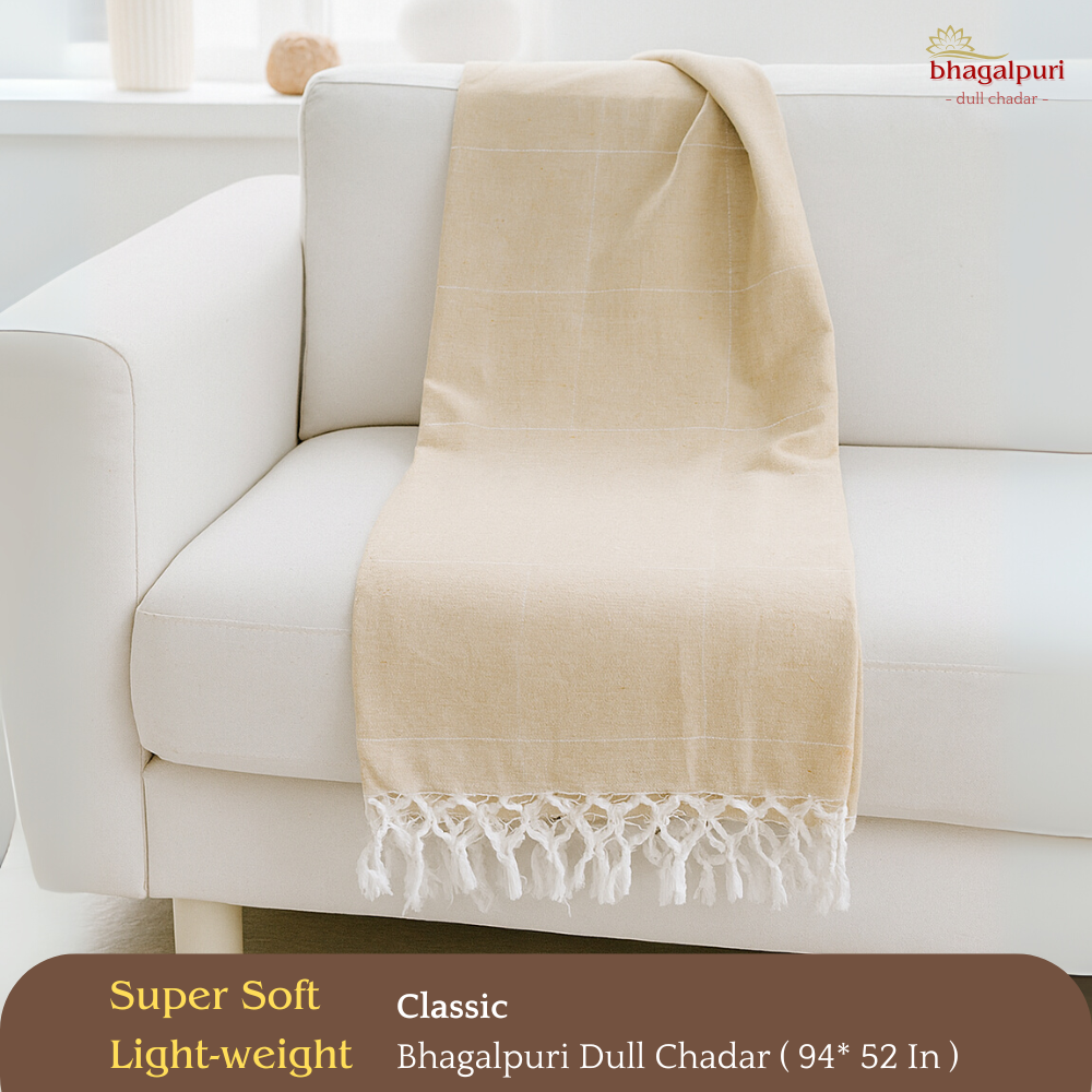 Travel & Lightweight - Classic Bhagalpuri Dull Chadar Pack of Two | DULL 10