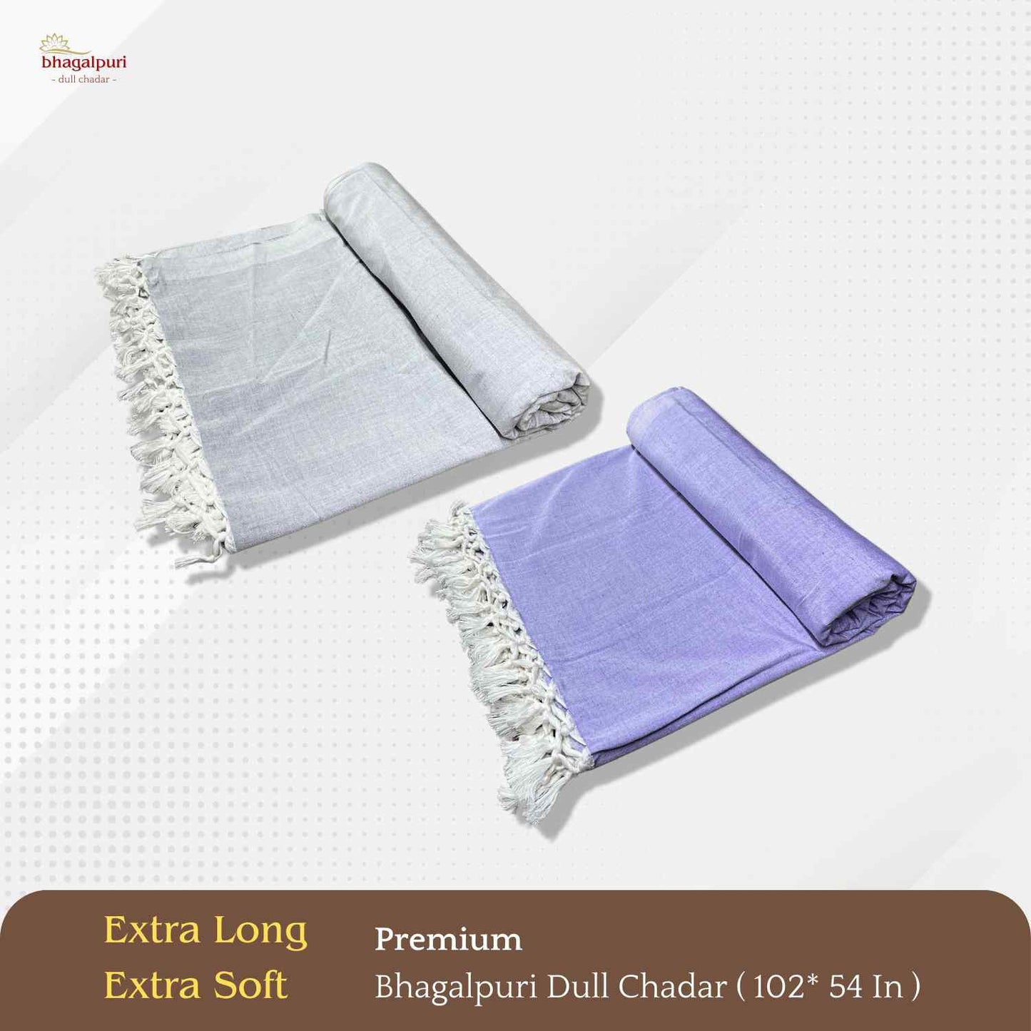 Pack of 2 - 100% Cotton Lightweight AC Blanket for All Seasons | Super Soft, Travel-Friendly, Compact Throw Blanket
