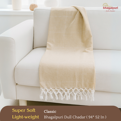 Travel & Lightweight - Classic Bhagalpuri Dull Chadar Pack of Two | DULL 10