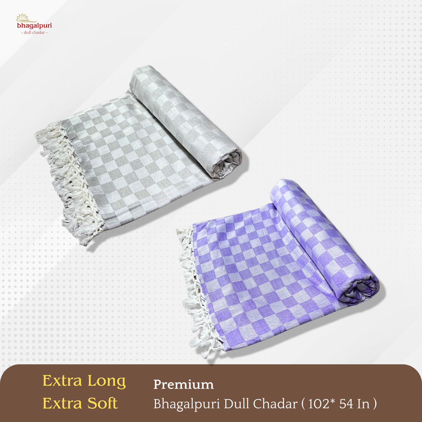 Summer Blanket - Premium Bhagalpuri Dull Chadar Pack of Two | DULL 54 60