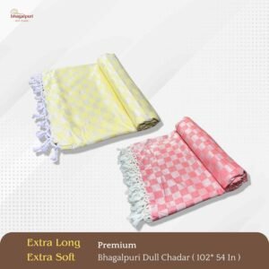 Super Soft & Gentle – Premium Bhagalpuri Dull Chadar Pack of Two | DULL 56 57