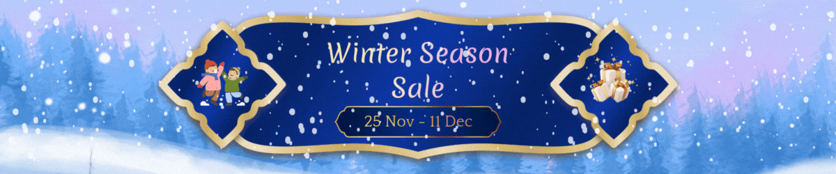 winter season sale gif